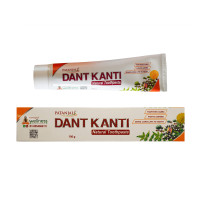 Dant kanti natural toothpaste (100g) patanjali, гель для зубів дент канті натурал, 100 грм. патанджалі