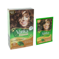 Vatika henna hair colours colouring powder mahagon (60gm). dabur. фарба для волосся на основі хни ватік махагон, 600грм. дабур