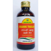 Масло brahmi tail (200ml) для голови. масло брамі тайлі (200 мл) нагарджуни